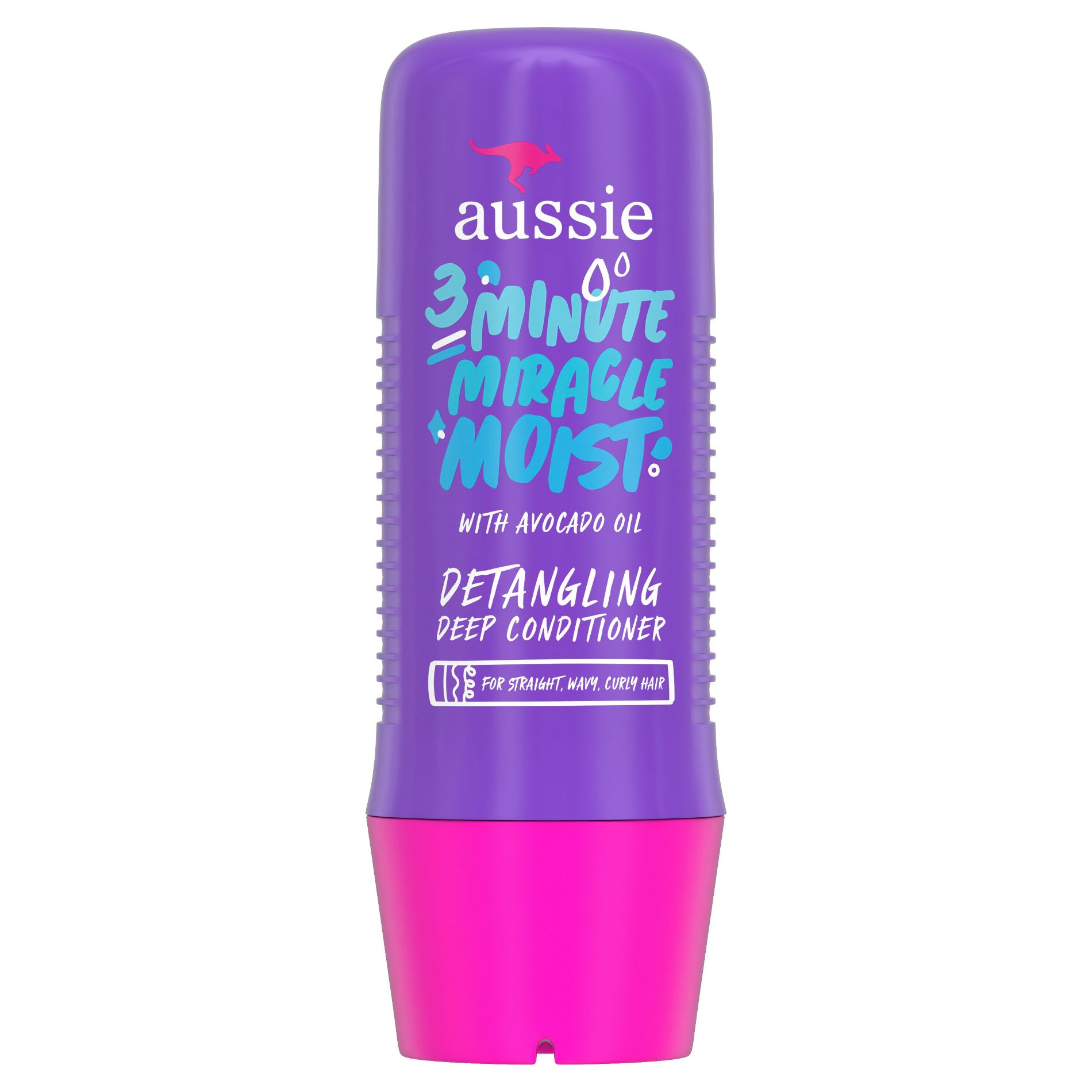 Aussie Paraben-Free Miracle Moist 3 Minute Miracle with Avocado for Dry Hair Repair - 8 fl oz