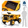 12V Ride-On Dump Truck w/Remote - Auto-Lift Bed, Shovel, LED Lights, Music (Ages 3-8, 66lbs) - 2 of 4