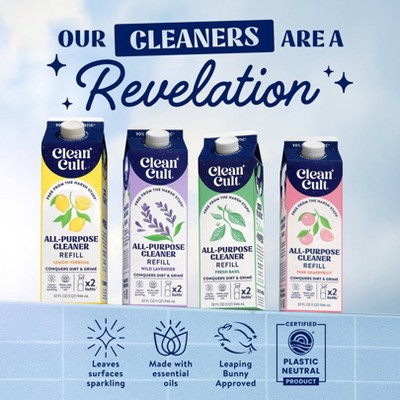 Clean Cult Aluminum Ready To Use All-Purpose Cleaners - Fresh Basil - 16oz