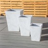Moda Furnishings Indoor Outdoor Planter Pots (Set of 3) - 3 of 4