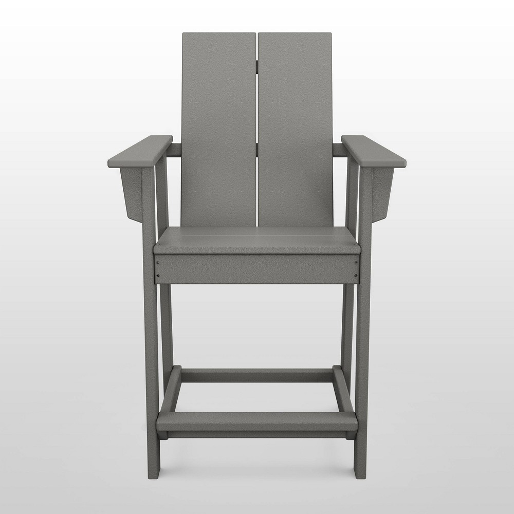 Moore POLYWOOD Patio Counter Chair – Gray – Project 62  – Patio​