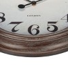 FURNIinspire Wall Clocks Living Room Round Hanging Clock Aged Timepiece Vintage Wall Decor for Bedroom, Office, Brown, 20"*20"*2" - 4 of 4