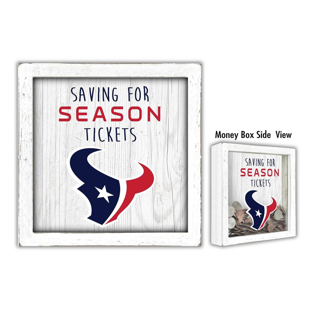 Photos - Coffee Table NFL Houston Texans Saving for Tickets Money Box
