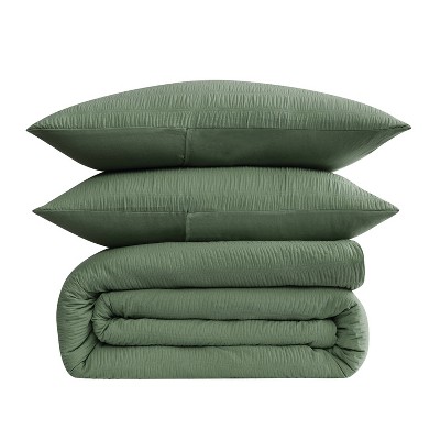 King Green Microfiber Down Alternative Bedding Set