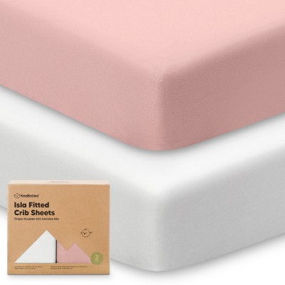 KeaBabies 2pk Isla Fitted Crib Sheets for Boys, Girls, Baby Crib Sheet, Fits Standard Nursery Crib Mattresses