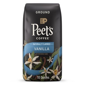 Peet's Coffee Vanilla Light Roast Ground Coffee - 10oz - 1 of 4