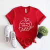 Simply Sage Market Women's Only The Brave Teach Short Sleeve Graphic Tee - 2 of 2