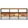 vidaXL TV Stand 43.3 in.x11.8 in.x17.7 in. Solid Wood Acacia - 2 of 4