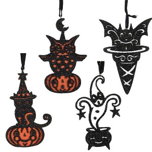 Johanna Parker 5.0 Inch Character Ornaments Halloween Tree Ornament Set , Halloween Decor Johanna Parker Design (4PC) - 1 of 4