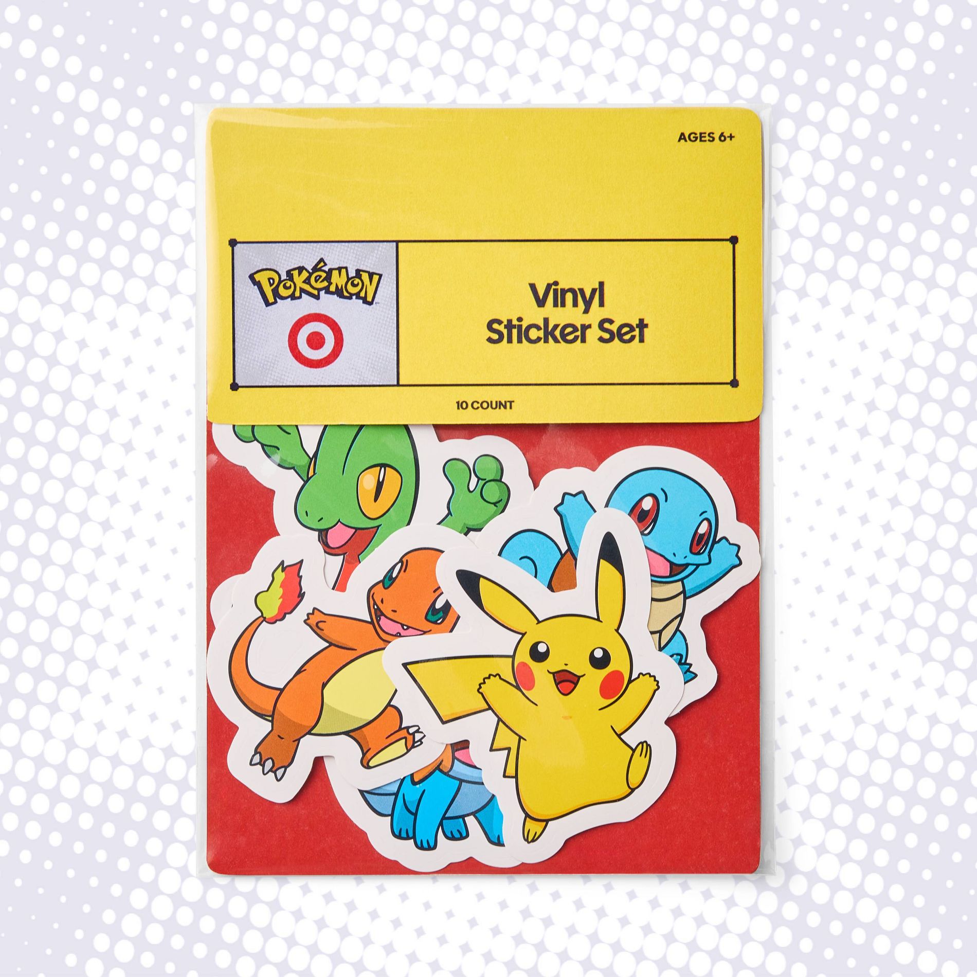 10ct Vinyl Sticker Set - Pokémon x Target