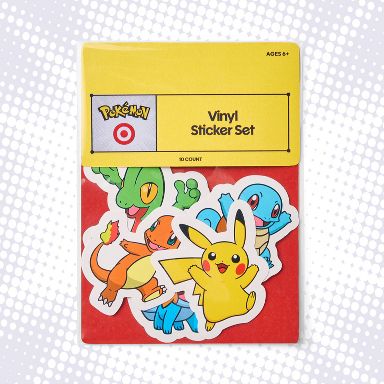 10ct Vinyl Sticker Set - Pokémon x Target