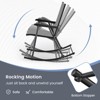 Tangkula 4pcs Patio Folding Rocking Chair Heavy-Duty Metal Frame Rockers Outdoor - 4 of 4