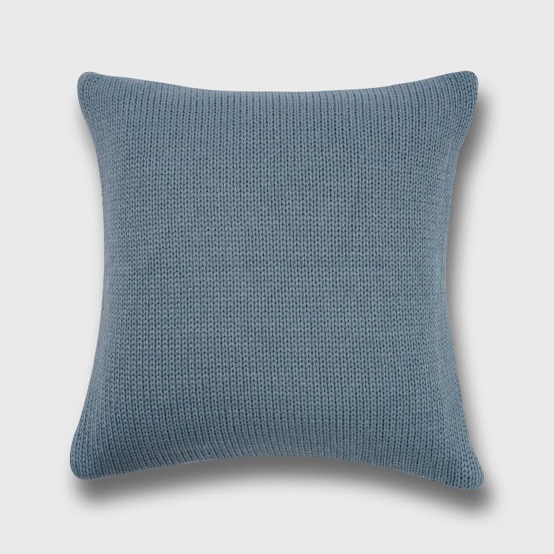 20"x20" Oversize Chunky Sweater Knit Square Throw Pillow - Evergrace, 4 of 10