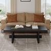 Hommoo Rectangular Coffee Table Black - 2 of 4