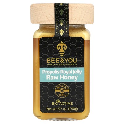 Bee & You Propolis Royal Jelly, Raw Honey, 6.7 oz (190 g)