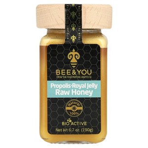 Bee & You Propolis Royal Jelly, Raw Honey, 6.7 oz (190 g) - 1 of 3