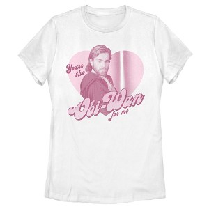 Women's Star Wars Valentine's Day You're the Obi-Wan for Me T-Shirt - 1 of 4