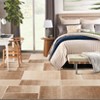 Washable Machine  Rugs Modern Geometric Patchwork Area Rug for Living Room Indoor Rugs for Bedroom, Throw Carpet for Dining Room Office Black - 2 of 4