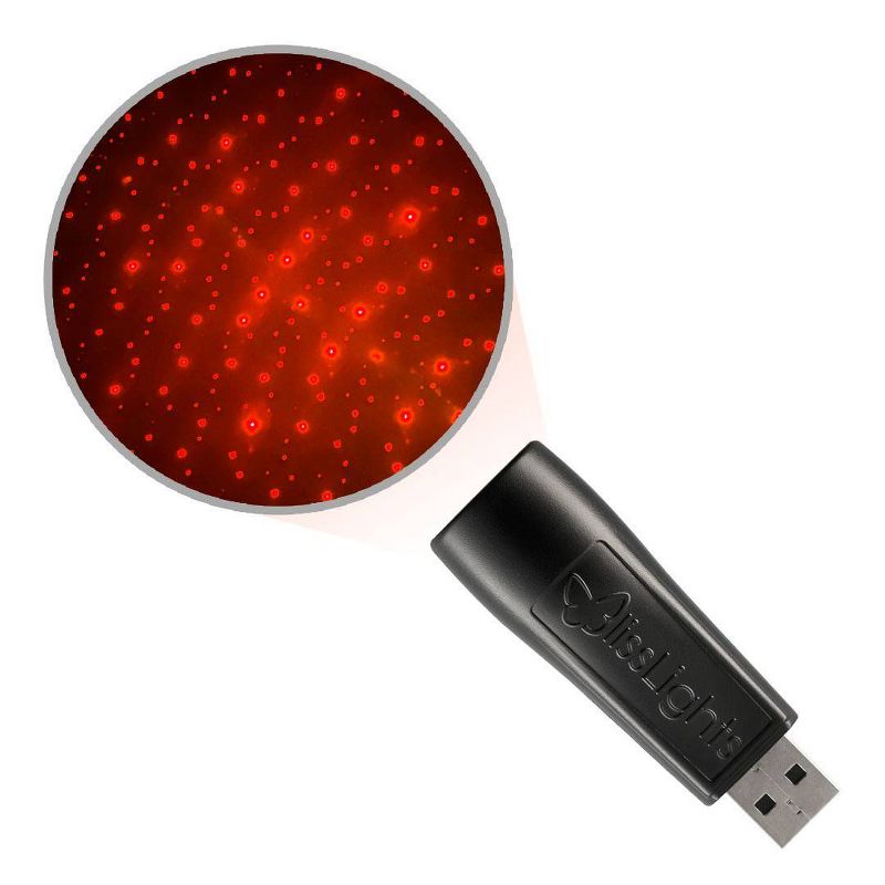 Starport USB Laser Star Projector (Red Stars) &#8211; BlissLights, 1 of 4