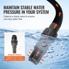 VEVOR 1 HP Shallow Well Pump with Pressure Tank, 1000 GPH/3700 L/H, 164 ft Lift 20/40 PSI Pressure Switch, Orange&Black - 4 of 4