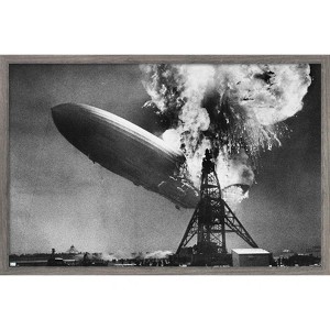 Trends International The Hindenburg Disaster Framed Wall Poster Prints - 1 of 4