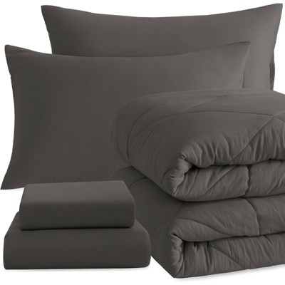 5 Piece Twin Bedding Set, All Season Super Soft Bed in a Bag - NTBAY