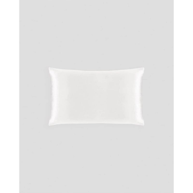 Silvon 100% Mulberry Silk Pillowcase King - White, 1 of 3