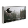 Stupell Industries Eagle Soaring Over Lake Framed Giclee Art - 2 of 4