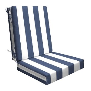 Honeycomb Outdoor Highback Dining Chair Cushion - 1 of 4