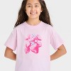 Girls' Short Sleeve Relaxed Oversized Graphic T-Shirt - Cat & Jack™ - 2 of 4