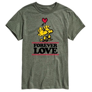 Men's - Peanuts - Forever Love Short Sleeve Graphic T-Shirt - 1 of 4