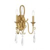 Savoy House Fairchild 2 - Light Wall Light in  Warm Brass - 4 of 4