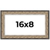 PosterPalooza | Panoramic Ornate Silver Picture Frame - UV Acrylic, Foam Board Backing, Hanging Hardware - 2 of 4