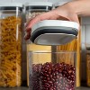 OU Airtight Food Storage Container, BPA Free Clear Plastic Food Storage Container with Leak Proof Lid, Stackable Kitchen Pantry Organizer - 4 of 4