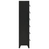 VidaXL Locker Cabinet Black 15 in.x15.7 in.x70.9 in. Steel - 3 of 4