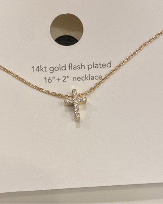 Gift for Tattoo Artists Gifts for Her Only The Strongest Women Become Tattoo Artists Cross Necklace 14K Gold Plated Sterling Silver Cubic Zirconia