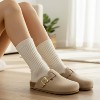 CUSHIONAIRE Hana Womens Clogs | Comfortable Vegan Suede Clogs for Women | Slip On Potato Shoes with Cork Footbed & Arch Support | Memory Foam - 2 of 4