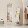 DOMETOUR 16''*59'' Arched Full Body Mirror Floor Standing Hanging  Leaning Wall Mirror - 3 of 4