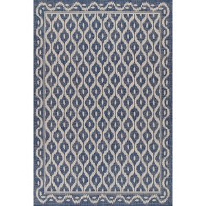 Momeni Riviera Wyatt Machine Loomed Rug Blue - 1 of 4