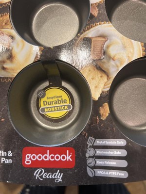 Goodcook Ready Nonstick 12 Cup Muffin Pan : Target