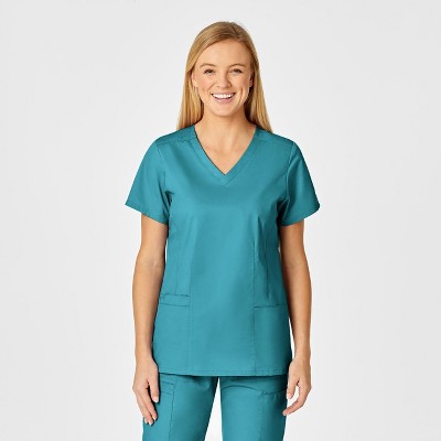 Wink WonderWORK Women's Shaped V-Neck Scrub Top