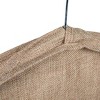 Household Essentials Hanging Zippered Garment Storage Bag with Clear Vision Front Set of 2 Latte Brown: Polyester, 56" Height, 70 Volume Capacity - 3 of 4