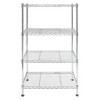 Shelving.com 4-Tier Chrome Wire Shelving, Standard Duty - 12"d x 20"w x 32"h - 2 of 2