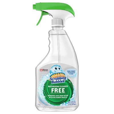 Scrubbing Bubbles Bathroom Cleaner Fragrance Free Spray - 32oz