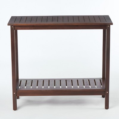 VYNXARIA 48-Inch Brown Console Table for Entryway and Living Room