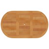 vidaXL Patio Table 59.1 inches x35.4 inches x29.5 inches  Solid Teak Wood - 4 of 4