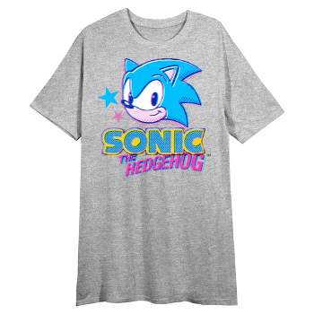 Sonic the Hedgehog Women's Heather Gray Sleep Shirt