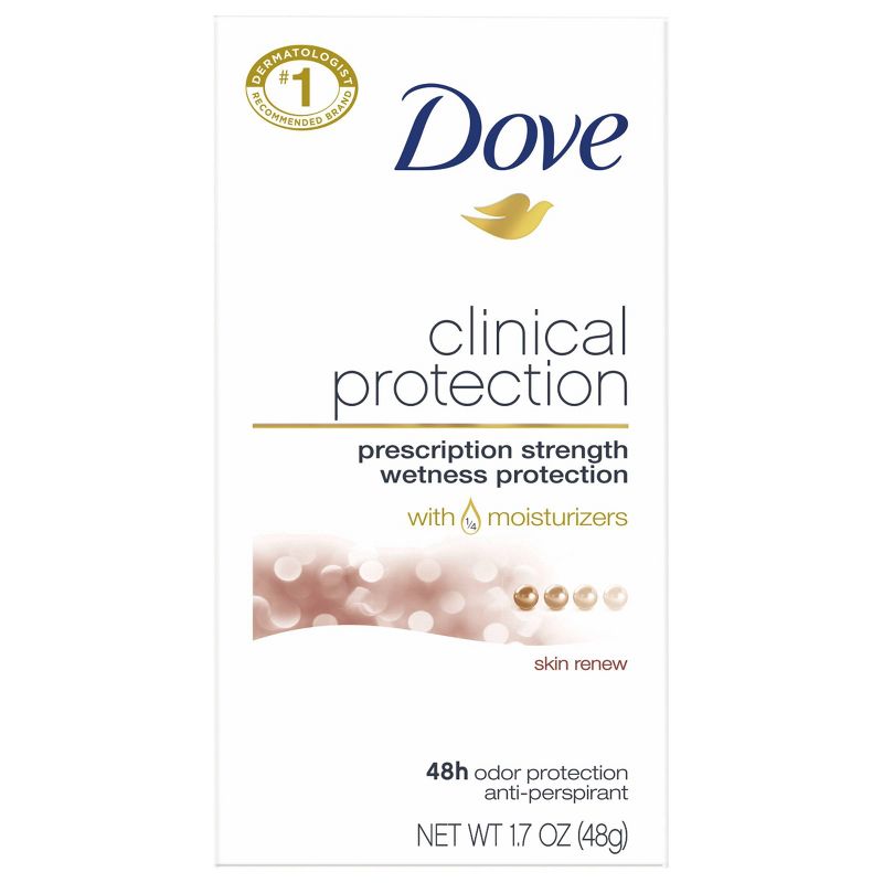 Dove Beauty Clinical Protection Skin Renew Women&#39;s Antiperspirant &#38; Deodorant Stick - 1.7oz, 1 of 8