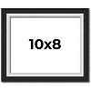 PosterPalooza | Photo Size Flat Silver Picture Frame - UV Acrylic, Foam Board Backing, Hanging Hardware - 2 of 4