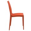 LeisureMod Mace Modern Plastic Dining Side Chair for Indoor and Outdoor, Set of 2 - 4 of 4